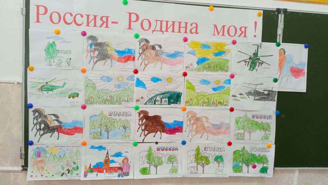 Конкурс рисунков на тему &amp;quot;Россия-Родина моя.&amp;quot; .